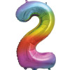 BALÃO #2 RAINBOW 86CM